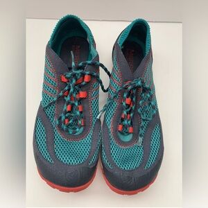 Merrell Pace Glove Trail Blue/ Navy Barefoot Running Shoes 9